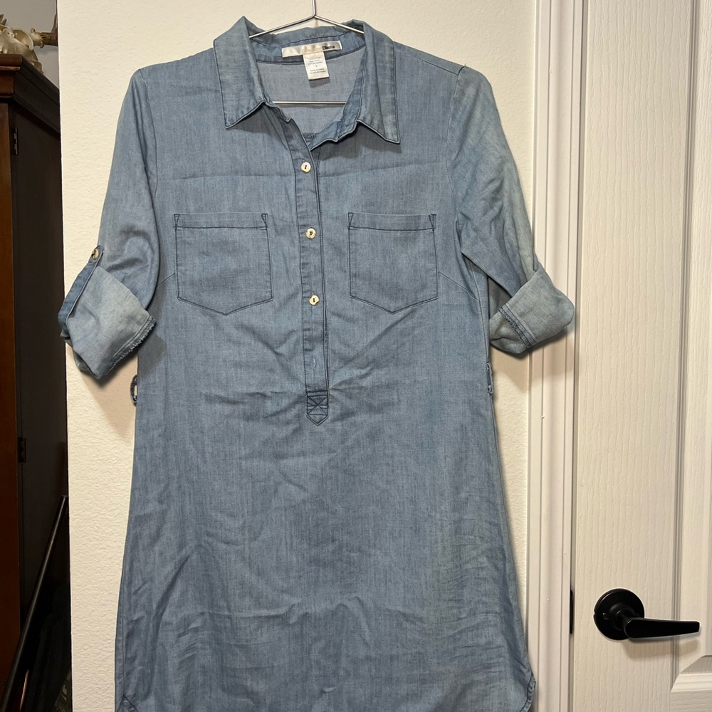 Old Navy Women's Light Blue Denim Dress